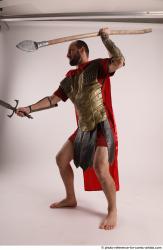 MARCUS STANDING POSE WITH SWORD AND SPEAR
